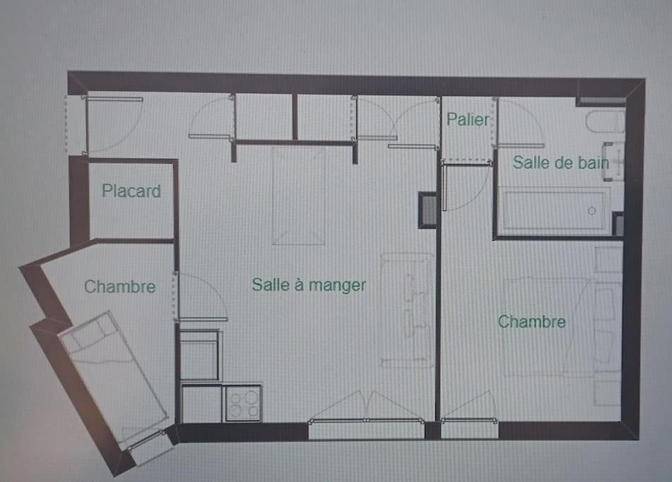 Spacieux Appartement T2 & Cabine ليز أونجليه المظهر الخارجي الصورة
